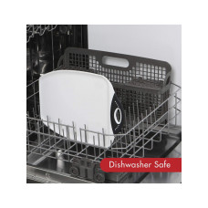 Доска-поднос кухонная Dexas Chop&Scoop Cutting Board M для нарезки и сервировки 36х28 см Белая (328-32-25)
