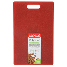 Кухонная доска Dexas PolyFiber Cutting&Serving Board из волокон льна M 38х24см Красная (450-PF101)