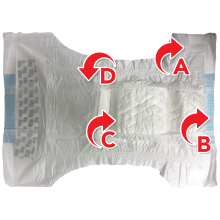 Гигиенические подгузники для животных Simple Solution Disposable Diapers Medium средние 12шт М (ss10584)