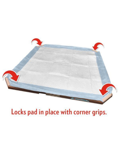 Поддон под пеленку для приучения щенков к туалету Simple Solution Training Pad Holder 52,5х52,5см (ss11371)