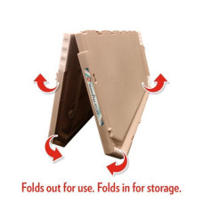 Піддон під пелюшку для привчання цуценят до туалету Simple Solution Training Pad Holder 54х54х1см Коричневий (ss11371)