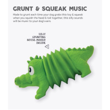 Игрушка для собак Outward Hound Accordionz Gator (Крокодил-аккордеон) салатовый 16,5 см (oh68093)