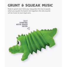 Игрушка для собак Outward Hound Accordionz Gator (Крокодил-аккордеон) салатовый 16,5 см (oh68093)