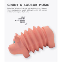 Игрушка для собак Outward Hound Accordionz Pig (Свинка-аккордеон) розовый 19 см (oh68092)
