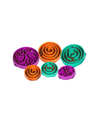 Миска-лабіринт для тварин Outward Hound Fun Feeder (Фан-Фідер) Вир d=20.2, H=5см, 240г. Помаранчевий (oh51004)