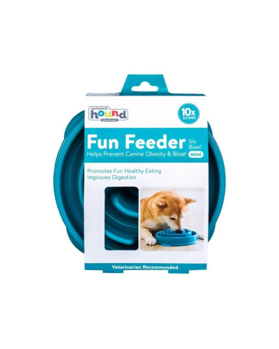 Миска-лабіринт для тварин Outward Hound Fun Feeder (Фан-Фідер) Дроп d = 20.2, H = 5.5 см, 240 г. Бірюзовий (oh51006)