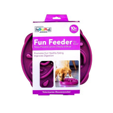 Миска-лабіринт для тварин Outward Hound Fun Feeder (Фан-Фідер) Квітка d = 27.5, H = 5 см, 480 г. Фіолетовий (oh51003)