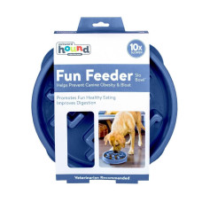 Миска-лабіринт для тварин Outward Hound Fun Feeder (Фан-Фідер) Тетріс d = 29.2, H = 5.1 см, 480 г. Блакитний (oh67831)