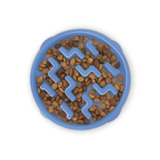 Миска-лабіринт для тварин Outward Hound Fun Feeder (Фан-Фідер) Тетріс d = 29.2, H = 5.1 см, 480 г. Блакитний (oh67831)