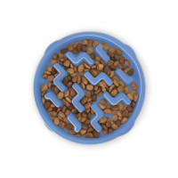 Миска-лабіринт для тварин Outward Hound Fun Feeder (Фан-Фідер) Тетріс d = 20.3, H = 3.8 см, 240 г. Блакитний (oh67830)