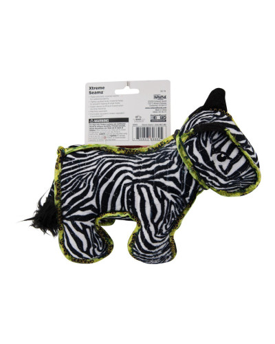 Игрушка для собак Outward Hound Extreme Seamz Zebra Mit MD пищалка Зебра средняя (oh69882)