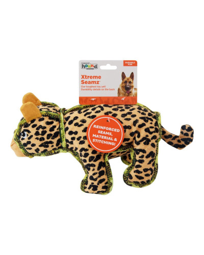 Игрушка для собак Outward Hound Extreme Seamz Leopard Tan MD пищалка Леопард средняя (oh69881)
