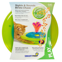 Игрушка для котов Petstages Sights&Sounds Birdie Chase (Музыкальный Трек с мячиком и птичкой) D=31см (pt467)
