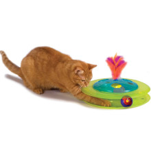 Игрушка для котов Petstages Sights&Sounds Birdie Chase (Музыкальный Трек с мячиком и птичкой) D=31см (pt467)