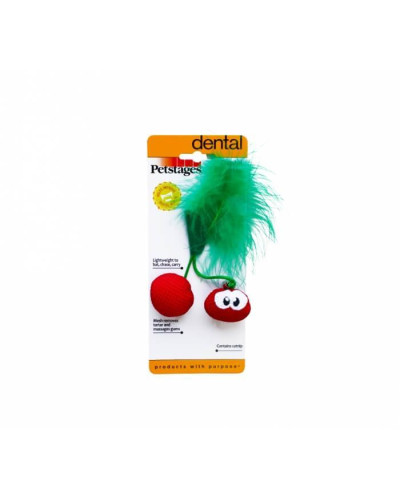 Іграшка для котів Petstages Dental Cherries (Вишня) 7х3х1,5 см (pt67833)