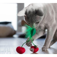 Іграшка для котів Petstages Dental Cherries (Вишня) 7х3х1,5 см (pt67833)