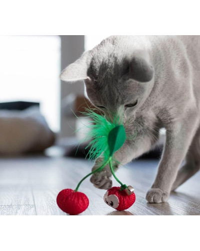 Іграшка для котів Petstages Dental Cherries (Вишня) 7х3х1,5 см (pt67833)