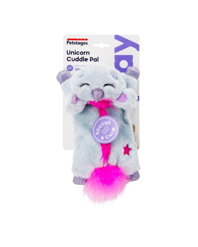 Іграшка для котів Petstages Cuddle Pal Unicorn (Подушка Єдиноріг) блакитний 28х15х9,5см  (pt67832)