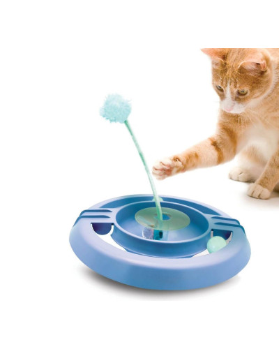 Іграшка для котів Petstages Wobble Track Blu (Трек-неваляшка) 36 см блакитний (pt67760)