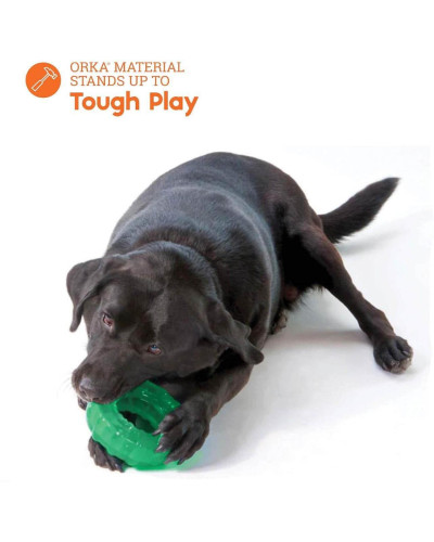 Игрушка для собак Petstages Orka Tire Pet (Колесо) 15 см зеленый (pt67721)