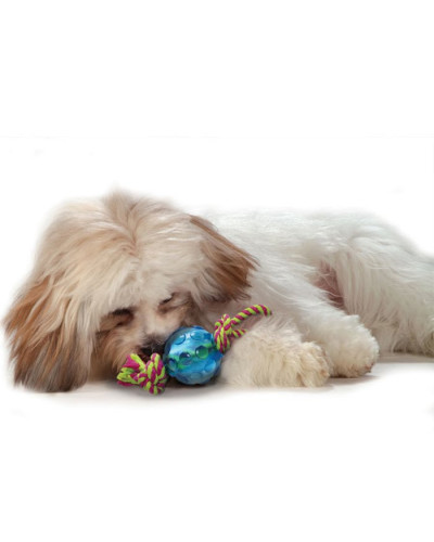Игрушка для собак Petstages Mini Orka Ball (Орка мини мячик с канатом) D-6 см (pt222)