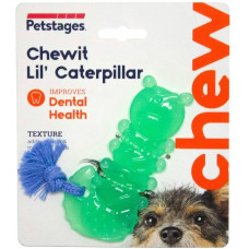 Игрушка для собак Petstages Chewit - Lil’ Caterpillar (Гусеница) 11 см (pt68118)