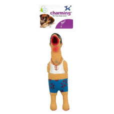 Іграшка-пищалка для собак Petstages Squawkers Earl (Півень) 30х7,5х6 см (pt69501)
