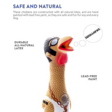 Іграшка-пищалка для собак Petstages Squawkers Earl (Півень) 30х7,5х6 см (pt69501)