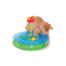 Игрушка для кошек Petstages Cheese Chase II Трек с мячиком для лакомства 30,5x22,9x30,5 см (pt736)
