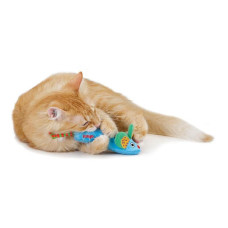 Іграшка для котів Petstages Green Magic Mightie Mouse Чарівна миша 22x6x5см (pt384)