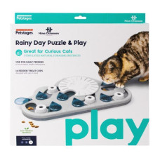 Іграшка для котів Petstages Rainy Day Puzzle&Play Cat Game Краплі дощу інтерактивна 3 рівень складності (pt69581)