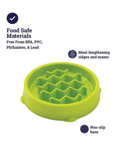 Миска-лабіринт для кішок Petstages Cat Fun Feeder Wave Grn SM Фан XS для корму Салатовий (pt69717)