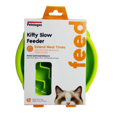 Миска-лабіринт для кішок Petstages Cat Fun Feeder Wave Grn SM Фан XS для корму Салатовий (pt69717)