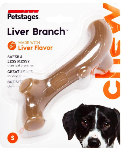Игрушка для собак Petstages Liver Branch Ветка с ароматом печени маленькая (pt68609)
