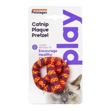 Игрушка для кошек Petstages Catnip Plaque Away Pretze Крендель с кошачьей мятой 7см (pt333)