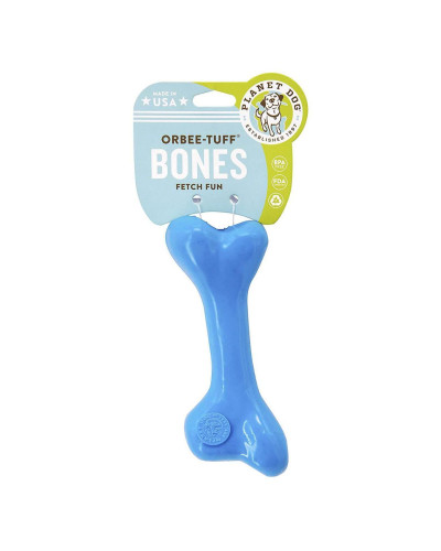 Игрушка для собак Planet Dog Orbee-Tuff Tug Bone Blu (Орби Боне Кость) 12 см (pd68682)