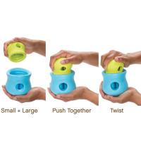 Игрушка для собак West Paw Zogoflex Toppl для лакомства 8 см Салатовый (ZG083GRN)