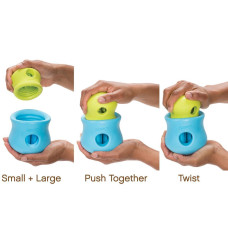 Игрушка для собак West Paw Zogoflex Toppl для лакомства 12 см Салатовый (ZG085GRN)