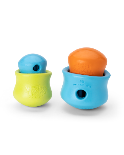 Игрушка для собак West Paw Zogoflex Toppl для лакомства 8 см Салатовый (ZG083GRN)