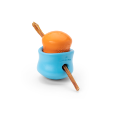 Игрушка для собак West Paw Zogoflex Toppl для лакомства 8 см Салатовый (ZG083GRN)