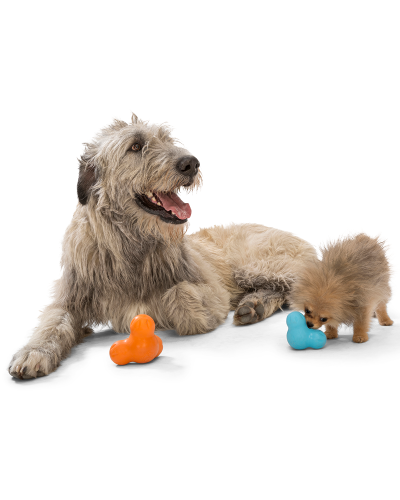 Игрушка для собак West Paw Zogoflex Tux Treat для лакомства 13 см Голубой (ZG041AQA)