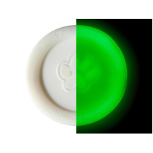 Игрушка для собак West Paw Zisc Glow Flying Disc фрисби светящийся 22 см Белый (ZG032GLO)