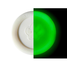 Игрушка для собак West Paw Zisc Glow Flying Disc фрисби светящийся 22 см Белый (ZG032GLO)