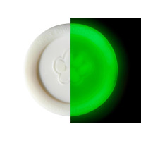 Игрушка для собак West Paw Zisc Glow Flying Disc фрисби светящийся 17 см Белый (ZG029GLO)