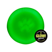Игрушка для собак West Paw Zisc Glow Flying Disc фрисби светящийся 17 см Белый (ZG029GLO)