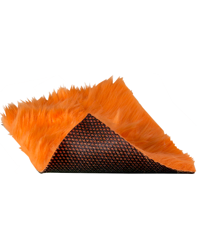 Игрушка для собак West Paw Fergus Zogoflex HardyTex пушистая пищалка 19х24 см Оранжевый (DD001ORF)