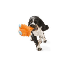 Игрушка для собак West Paw Lincoln Zogoflex HardyTex пушистая пищалка 24х28 см Оранжевый (DD003ORF)
