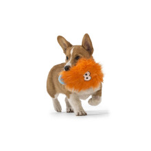 Игрушка для собак West Paw Rosebud Zogoflex HardyTex пушистая пищалка 15х13 см Оранжевый (DD005ORF)