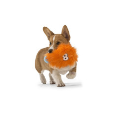 Игрушка для собак West Paw Rosebud Zogoflex HardyTex пушистая пищалка 15х13 см Оранжевый (DD005ORF)