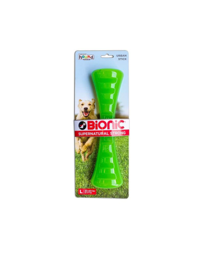 Игрушка для собак Bionic Opaque Stick Опак Стик гантель большая 24,5 см зеленая (bc30083)